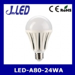 LED A80 bulb 24W aluminum body